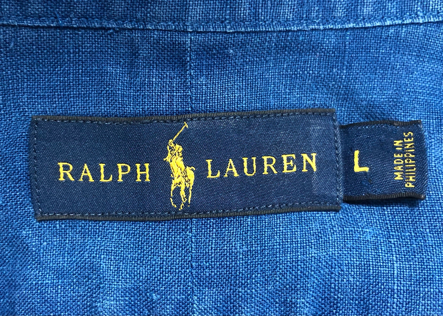 Camisa de botones Polo Ralph Lauren 🏇🏼 De lino en color azul navy Talla L Entalle Regular