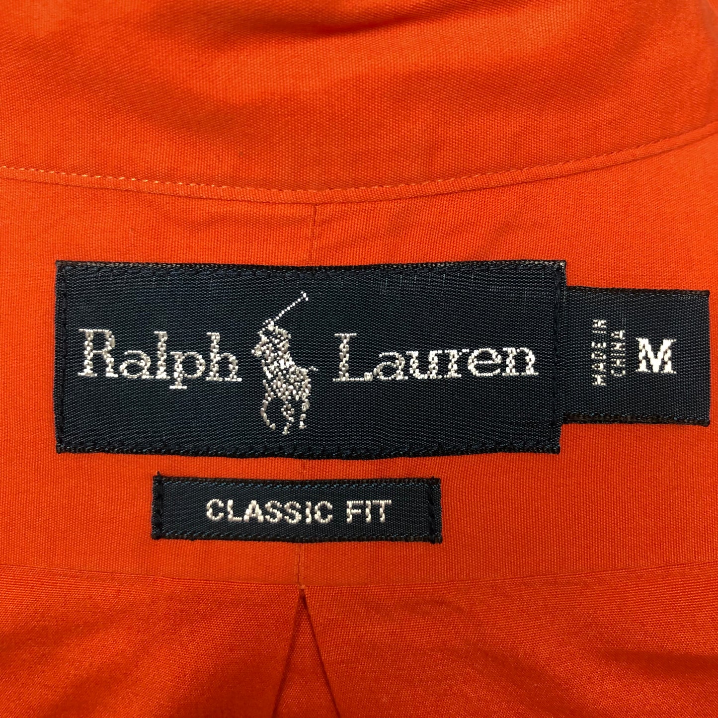 Camisa de botones Polo Ralph Lauren 🏇🏼 en color naranja intenso Talla M Entalle Clásico