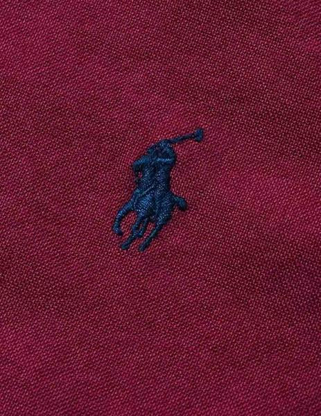 Camisa de botones en color rojo oscuro Oxford Polo Ralph Lauren 🏇🏼 Talla XL Entalle Regular