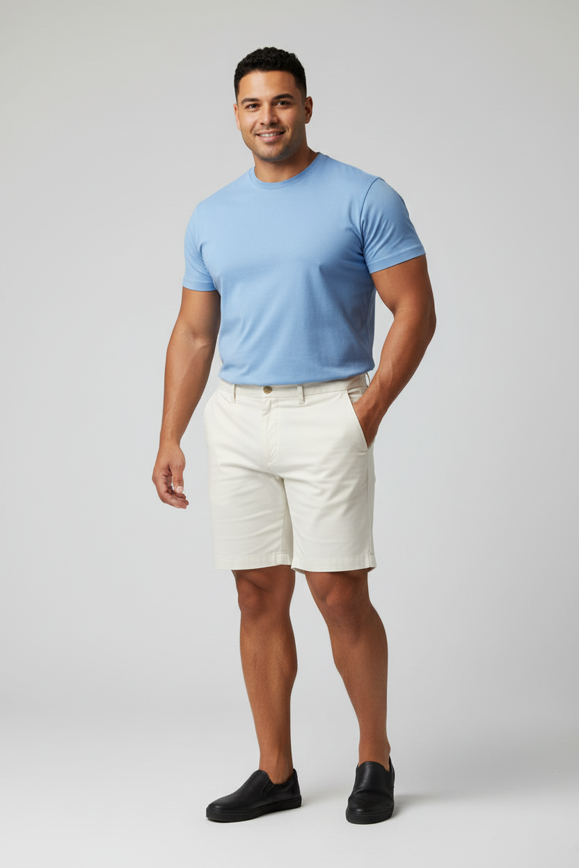 Short Casual Polo Ralph Lauren 🏇 color blanco talla 33