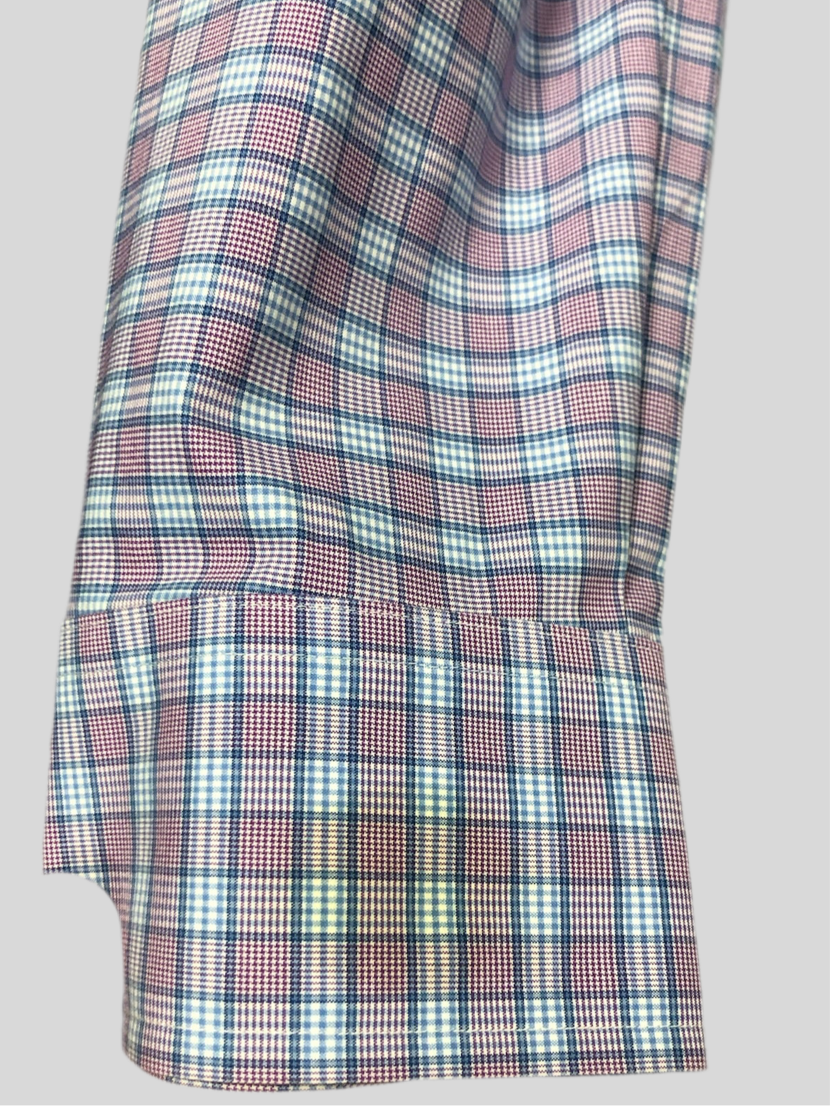 Camisa de botones Charles Tyrwhitt 🇬🇧 de cuadros azul, morado y blanco Talla XXL Entalle Clásico (ver descripción)