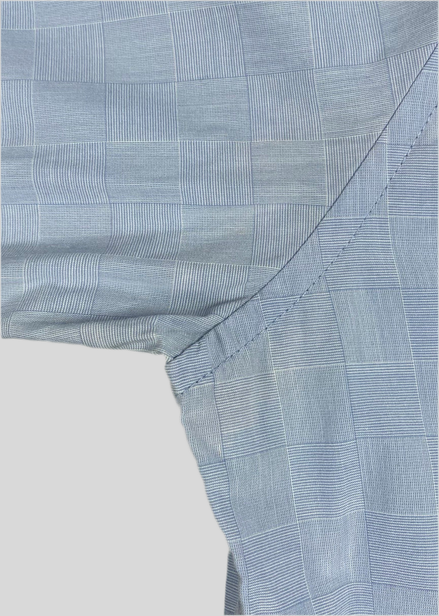 Camisa de botones Tommy Hilfiger 🇺🇸 de rayas finas en color celeste y blanco Talla M Entalle Regular (ver descripción)