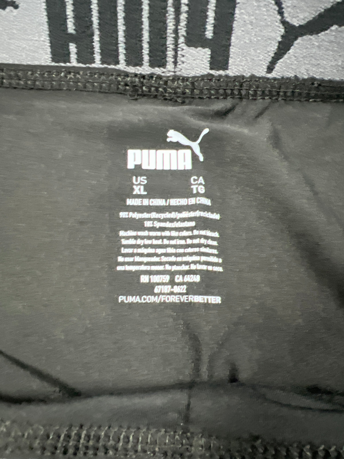 Boxers Briefs Puma 🐆 Tela con spandex color Negro Talla XL