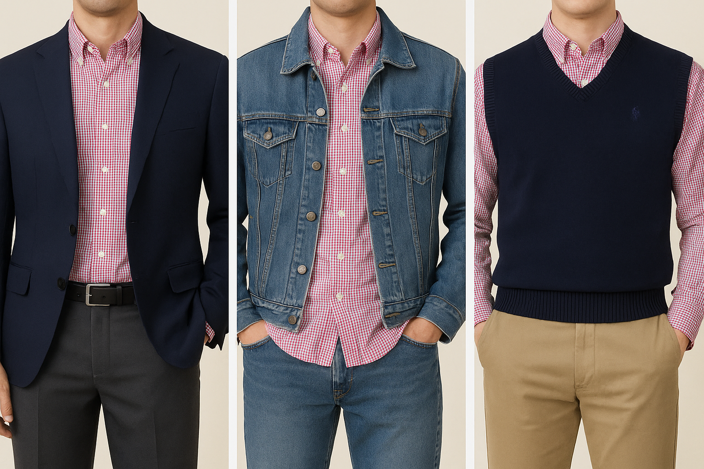 Collage 3 - Estilos versátiles: smart casual, relajado y preppy