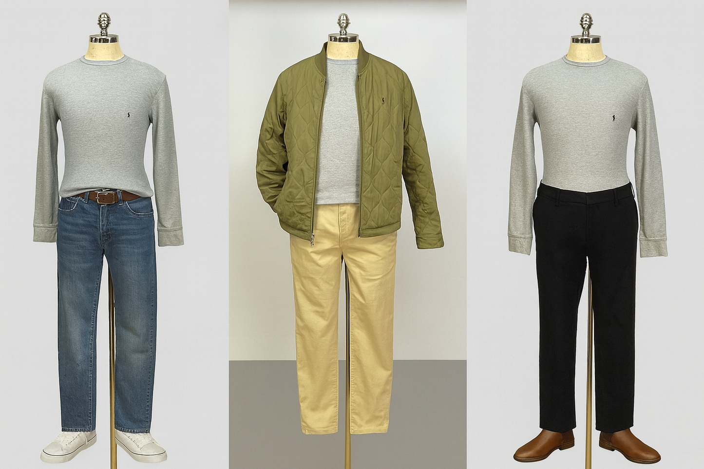 Collage de looks completos