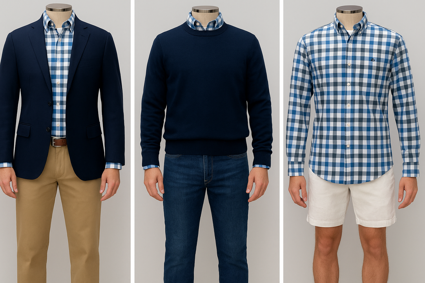 Collage de Looks Preppy - Repetición