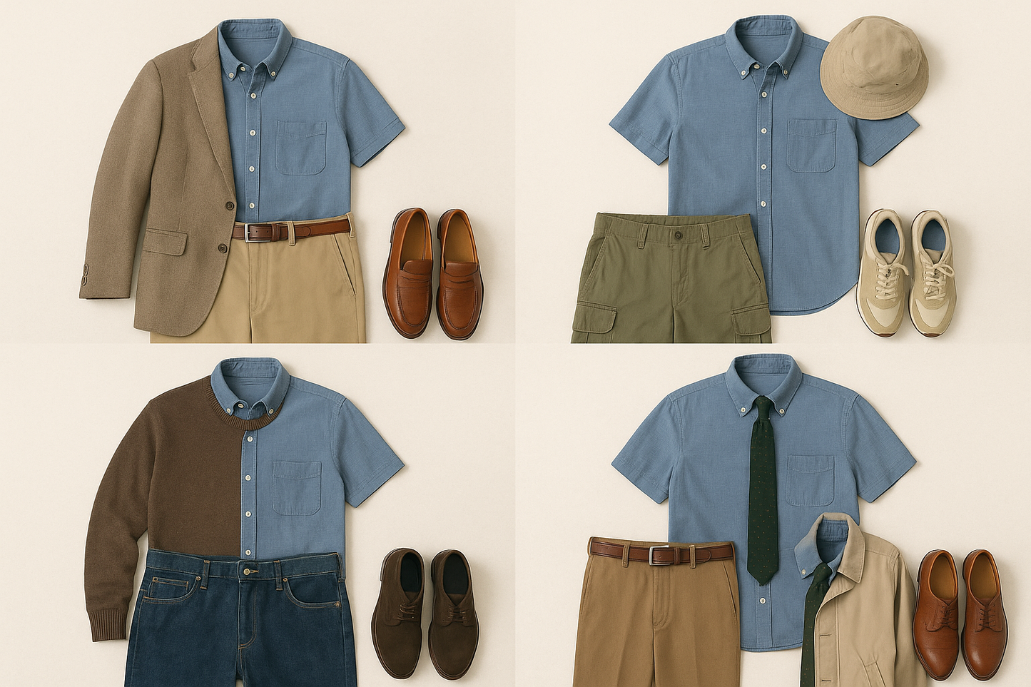 Collage de outfits 2 - color exacto
