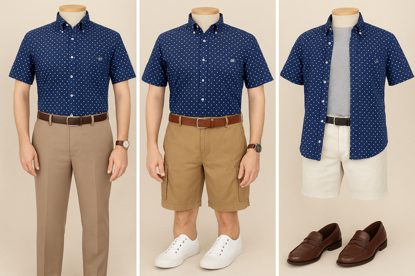 Collage de outfits - Combinaciones estacionales