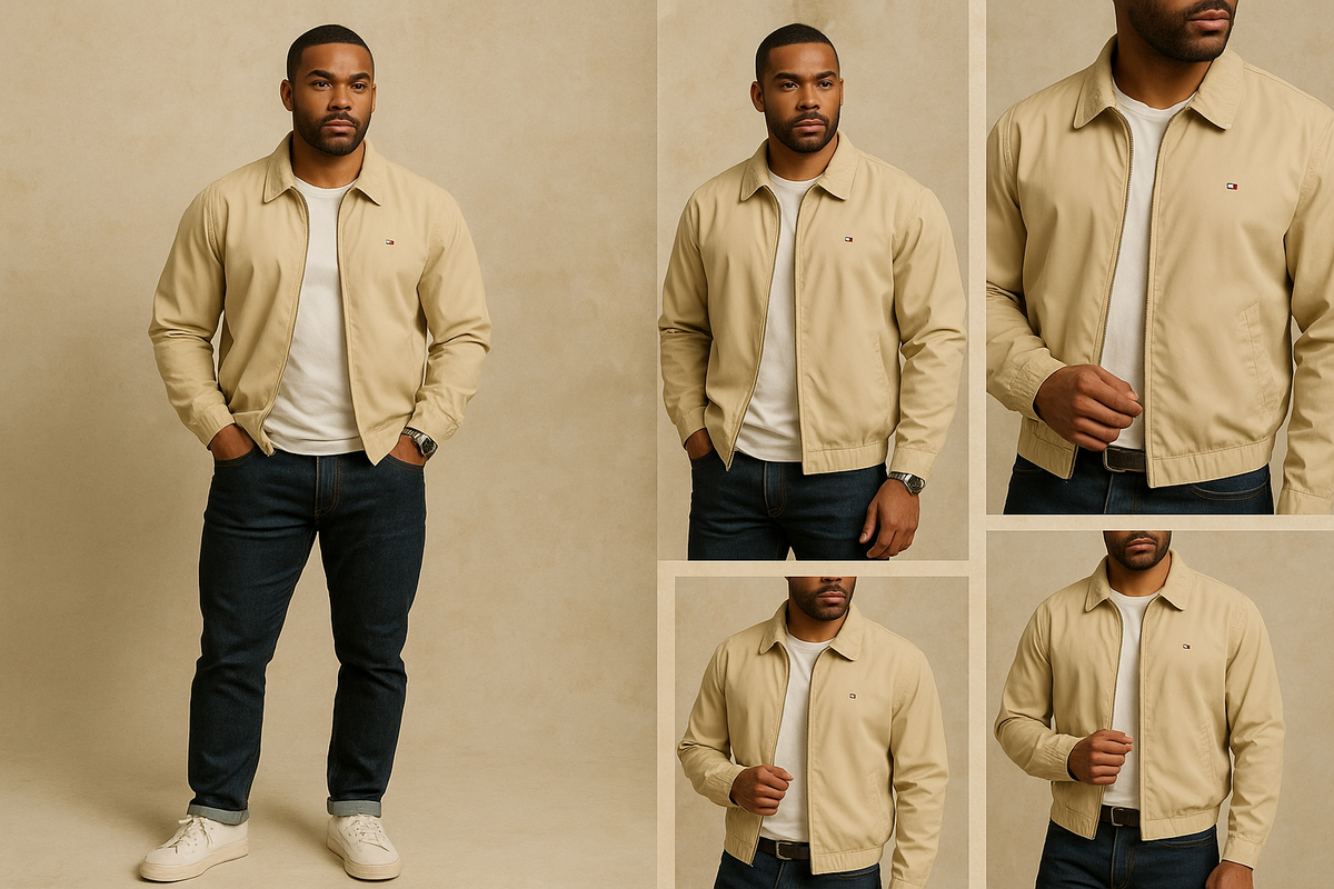 Collage look casual