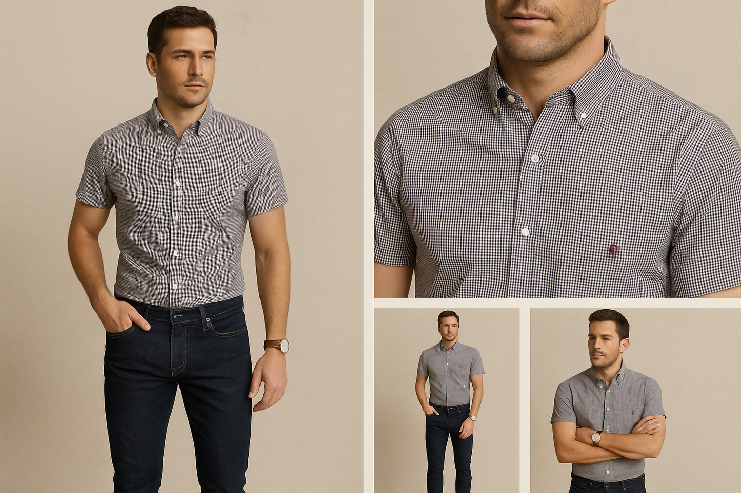 Collage look smart casual