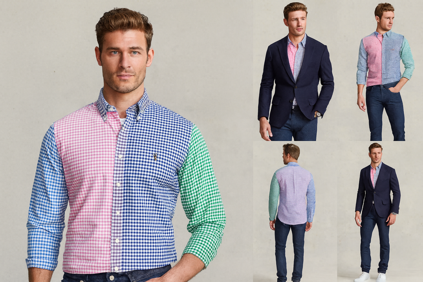 Collage look smart casual