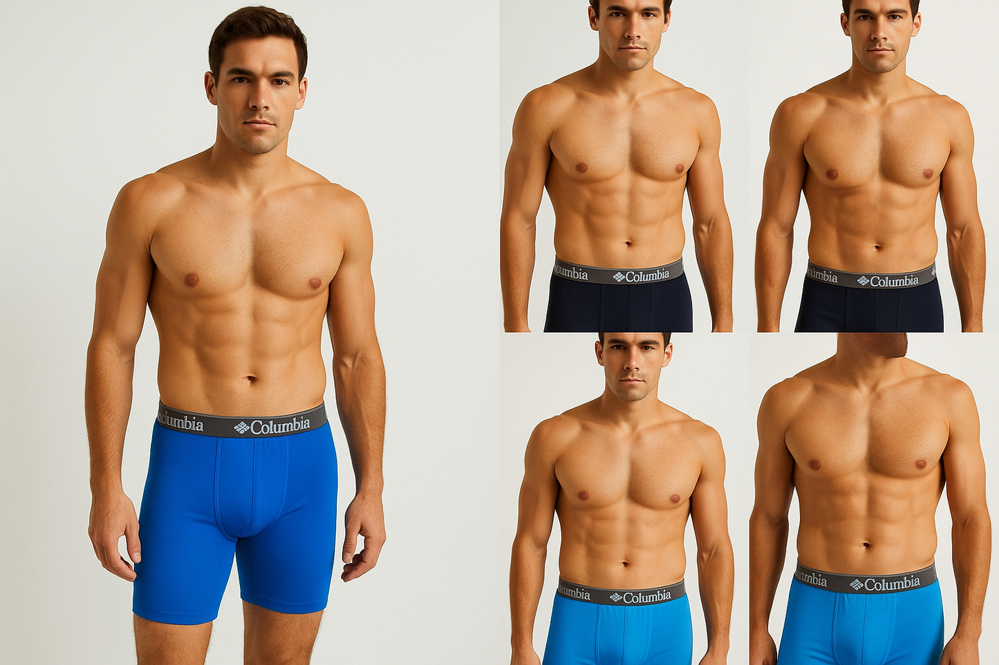 Collage modelos en disposición grid