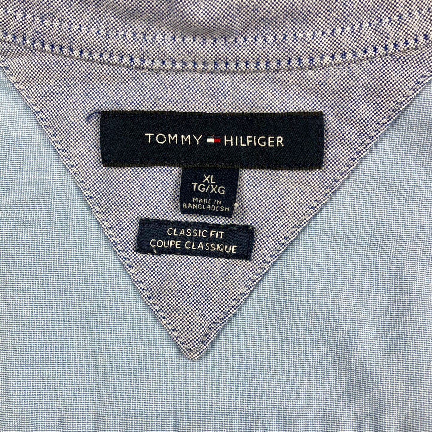 Camisa Tommy Hilfiger 🇺🇸 color Celeste Talla XL Entalle Clásico