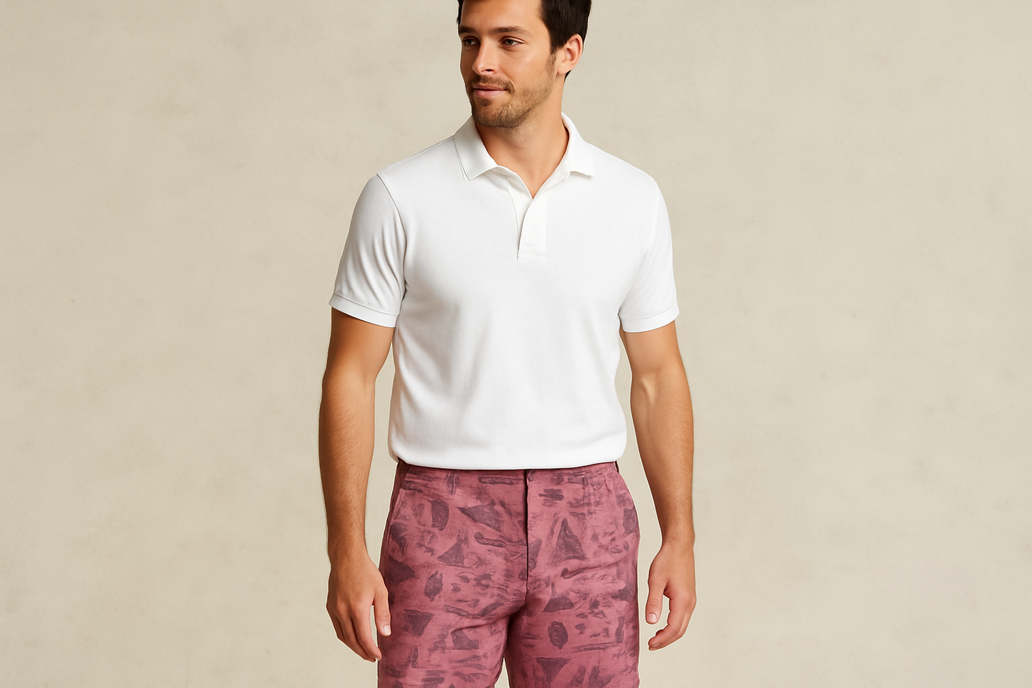 Look 4 - Polo blanco