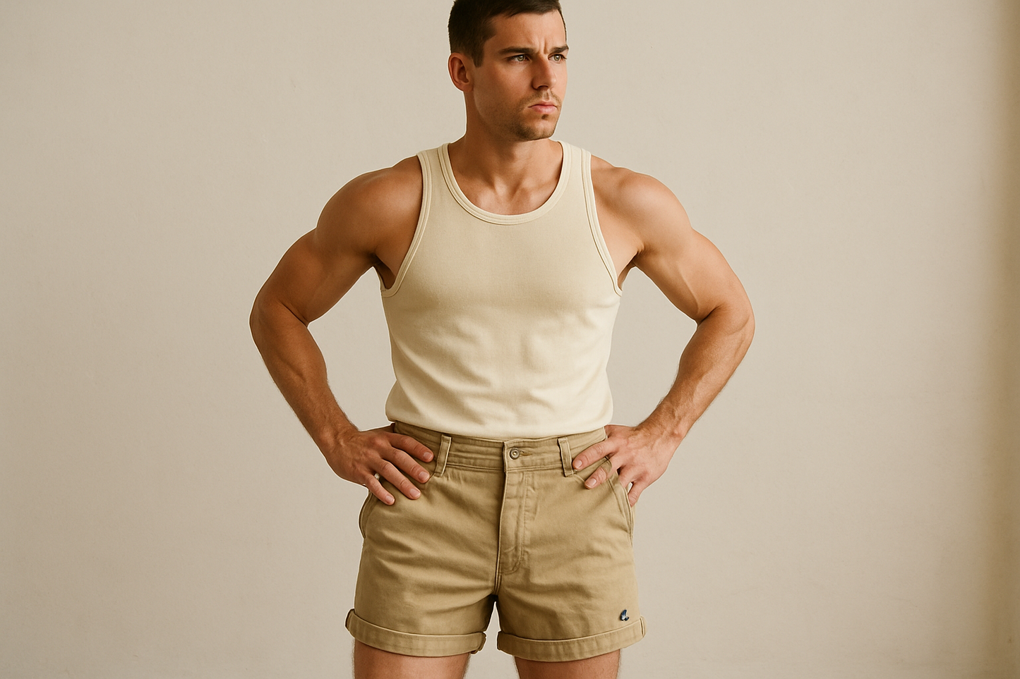 Look 6 - Tank top crema