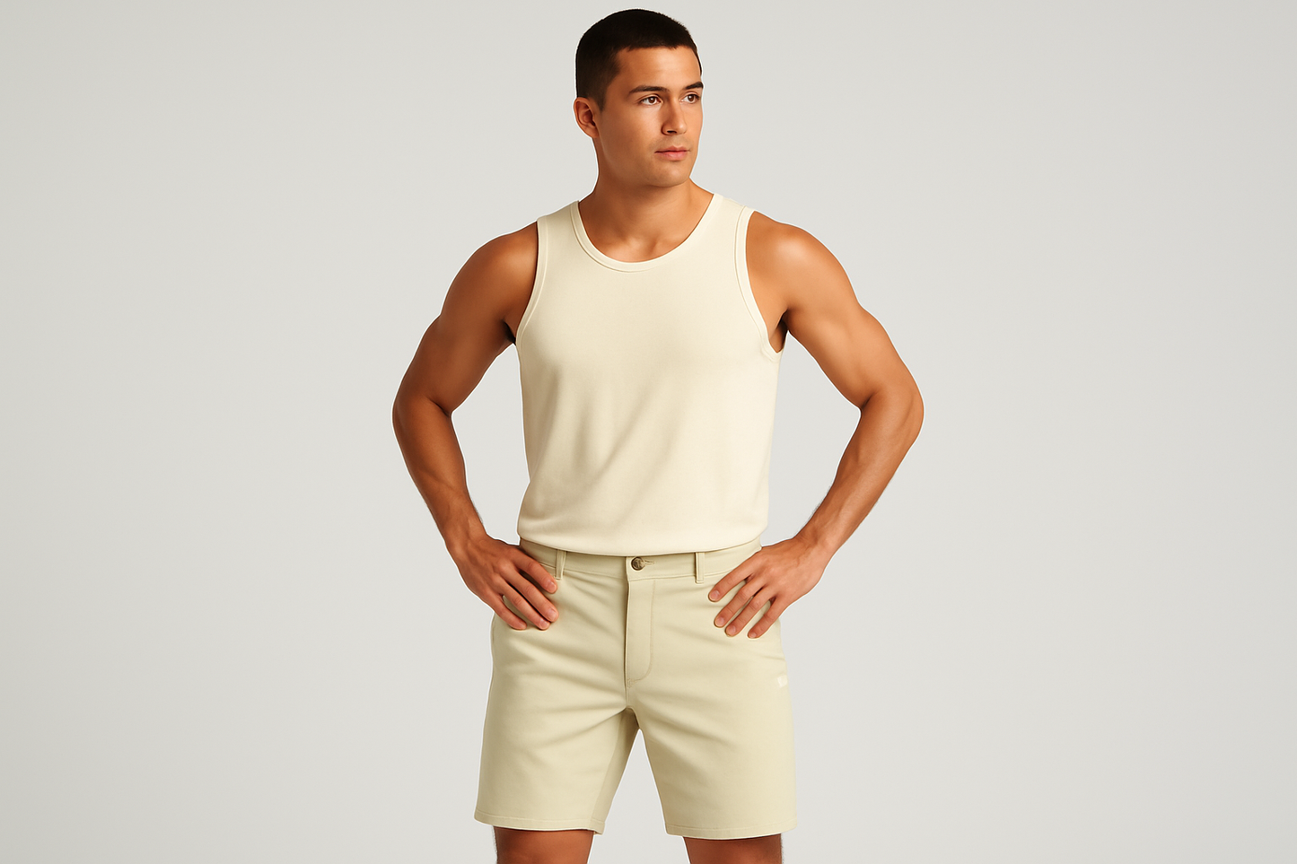 Look 6 - Tank top crema