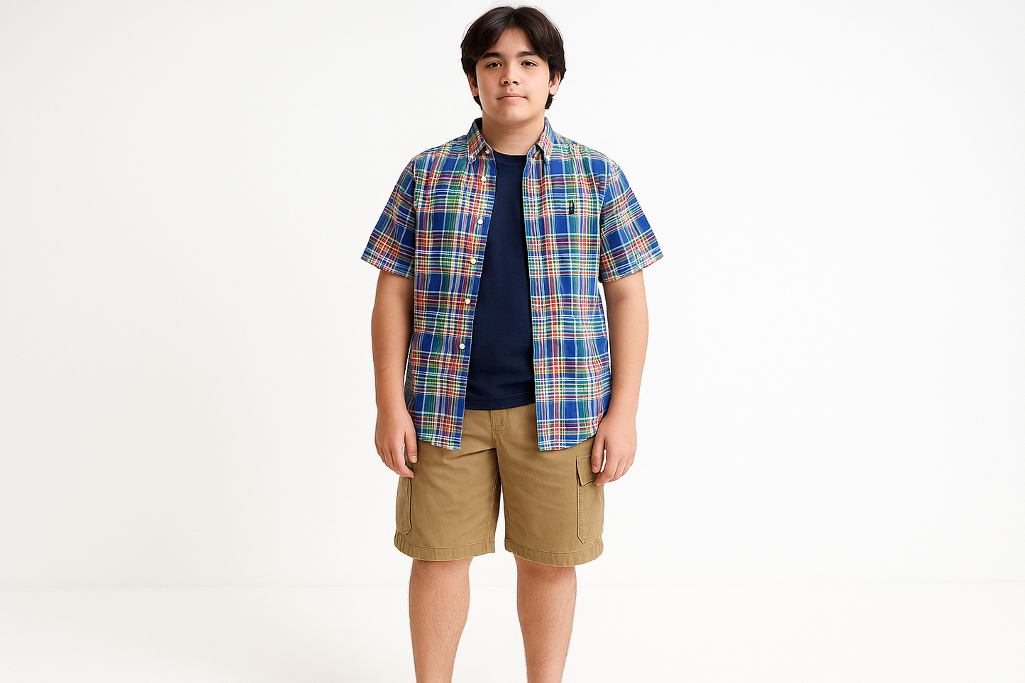 Look veraniego con cargo shorts