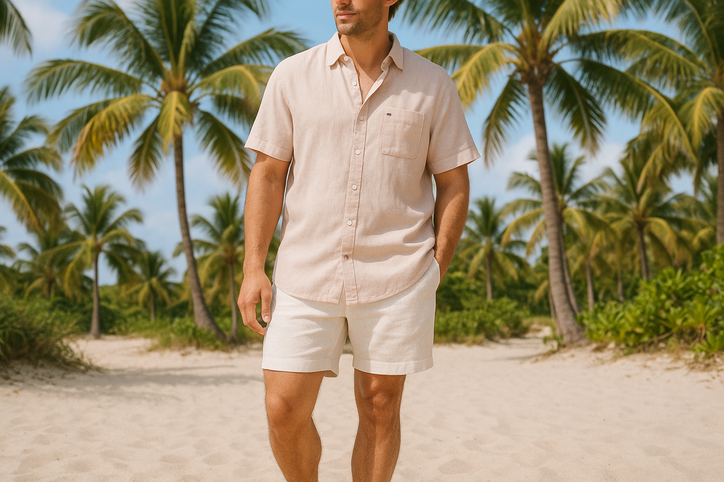 Look veraniego manga corta