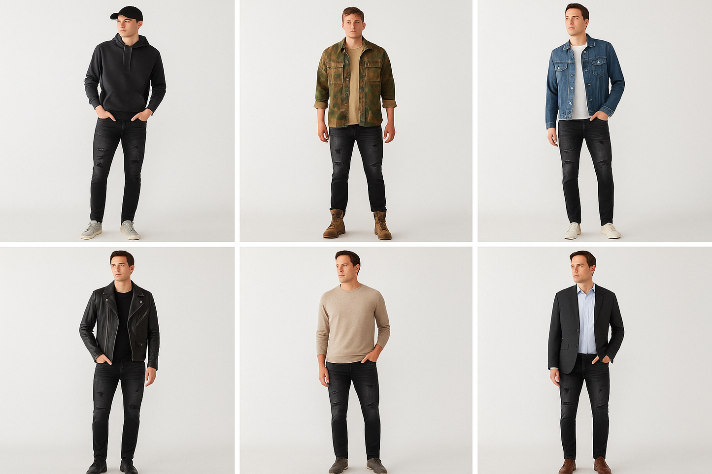 Lookbook collage de estilos