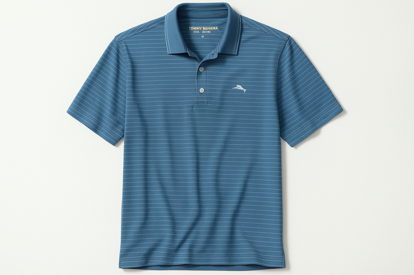 Polo extendida con rayas juntas