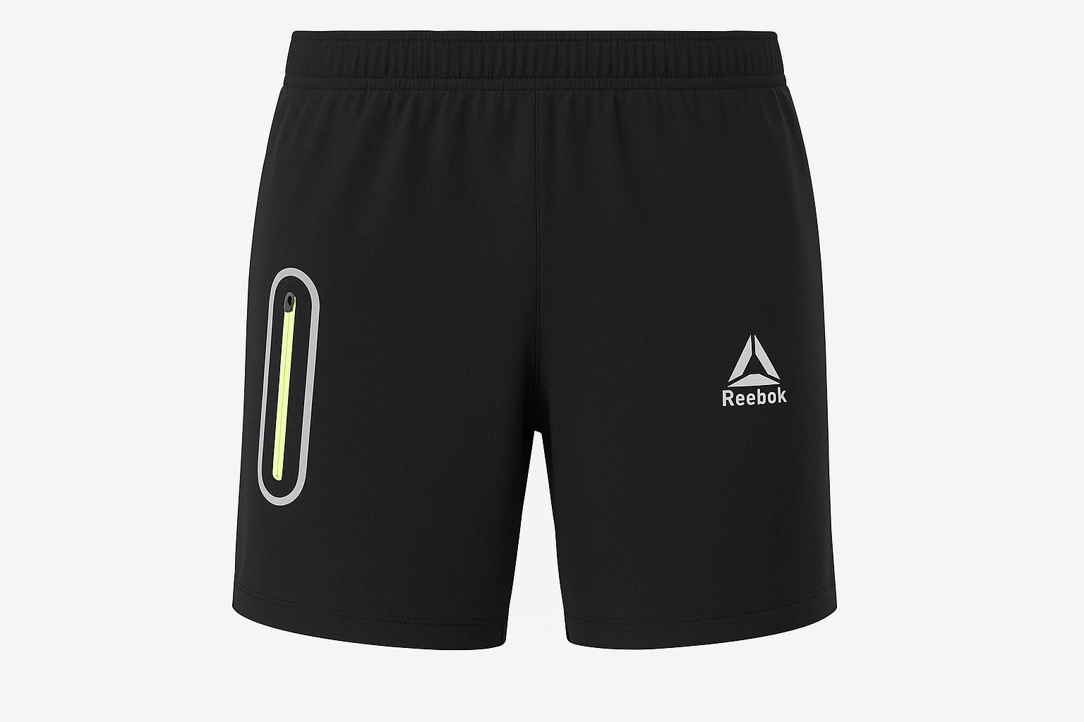 Short Deportivo Reebok ๐๐ผโโ๏ธ Tela performance color negro con