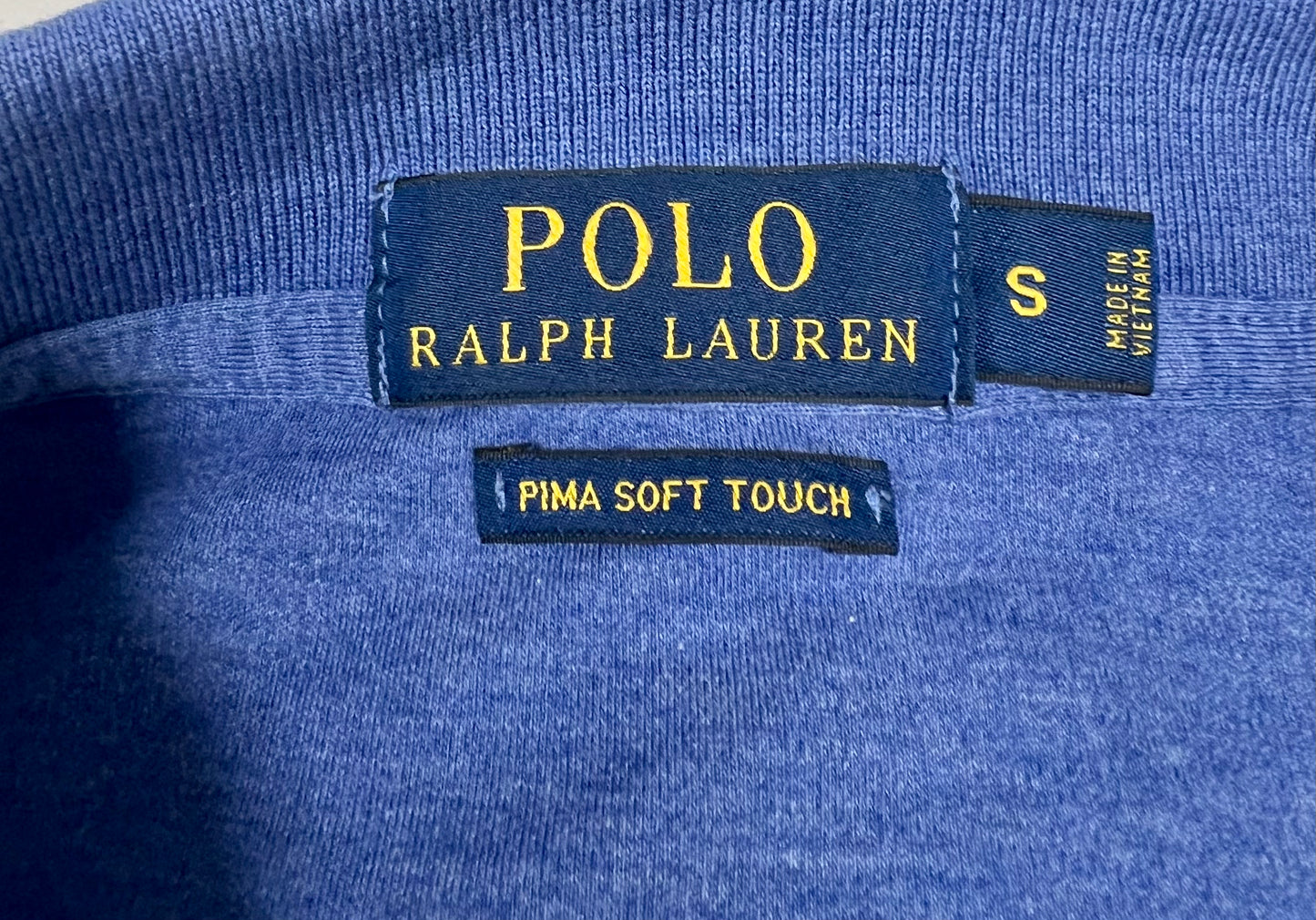 Camiseta Polo Ralph Lauren 🏇🏼 color azul Talla L Entalle Clásico