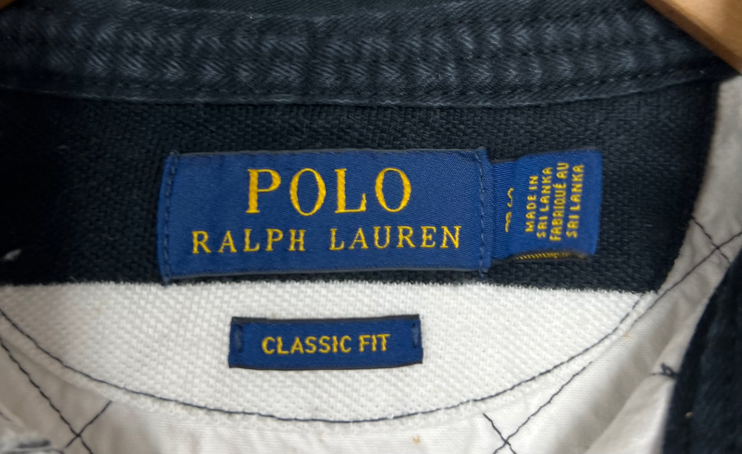 Camiseta Polo Ralph Lauren 🏇🏼 edición especial de Rugby en color blanco y negro Talla S Entalle Clásico