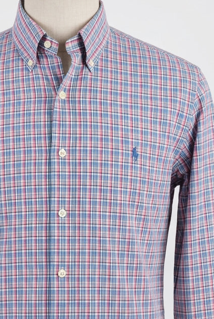 Camisa Polo Ralph Lauren 🏇🏼 de cuadros en color rojo, verde, azul y blanco Talla L Entalle Regular