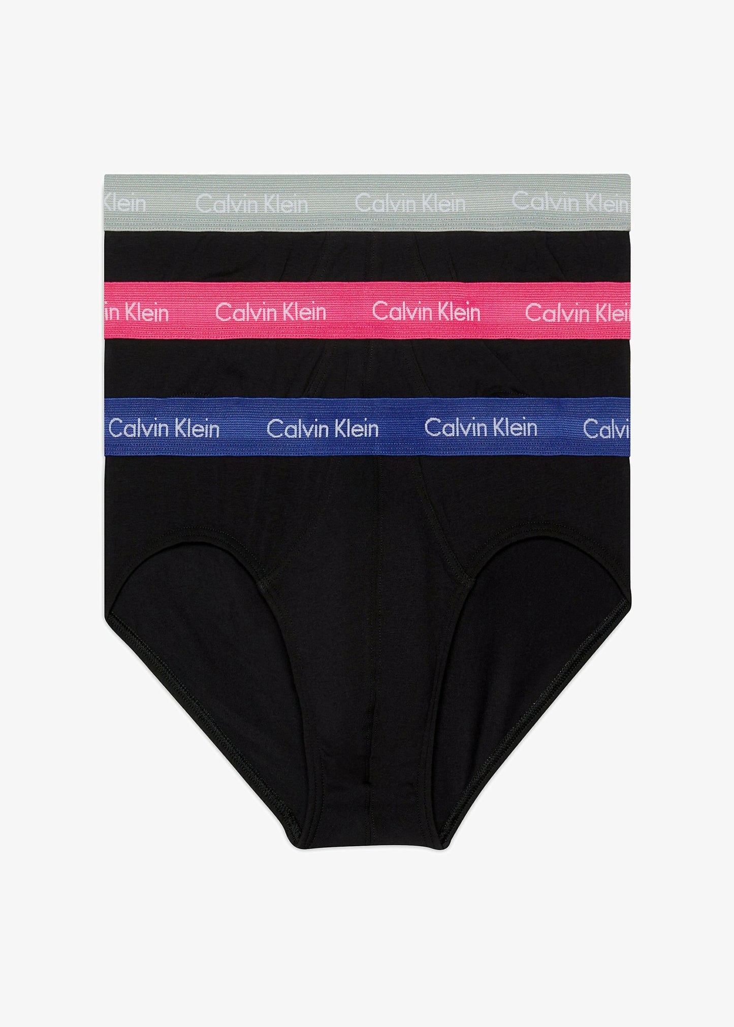 Paquete de 6 Calzoncillos a la cintura Calvin Klein - Tela algodón stretch en color negro Talla XL