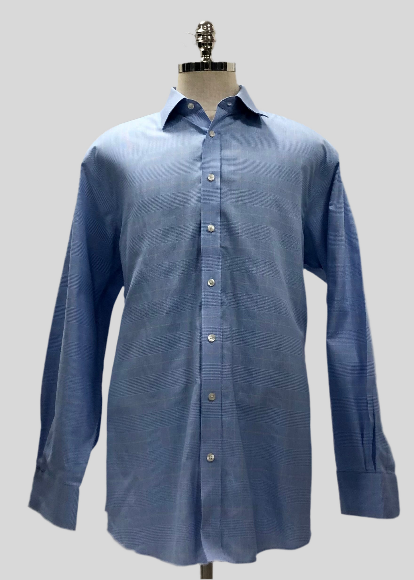 Camisa de botones Charles Tyrwhitt 🇬🇧 de cuadros azul, blanco y amarillo Talla XL Entalle Clásico