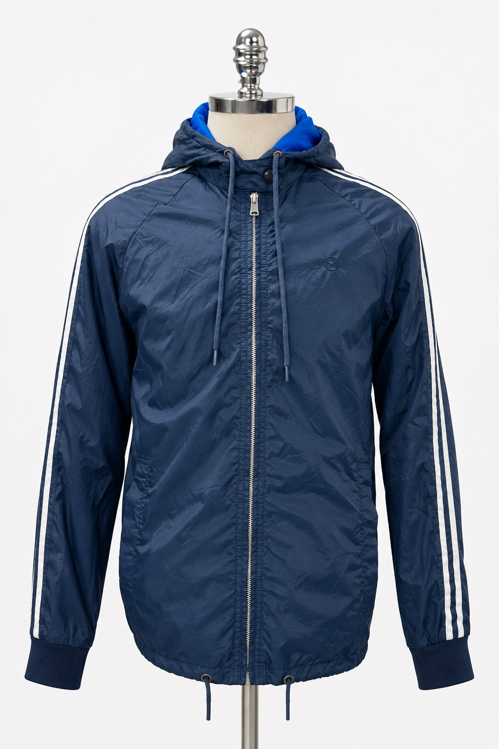 Jacket con capucha Converse ⭐️ color azul navy con zíper completo Talla S