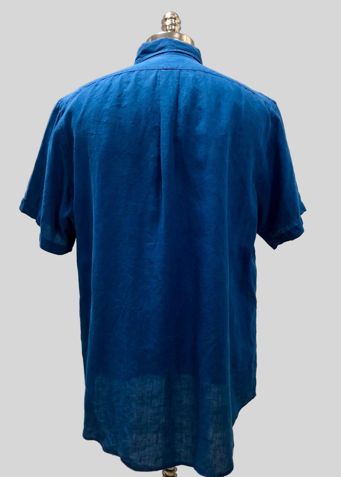 Camisa de botones Polo Ralph Lauren 🏇🏼 De lino en color azul navy Talla L Entalle Regular