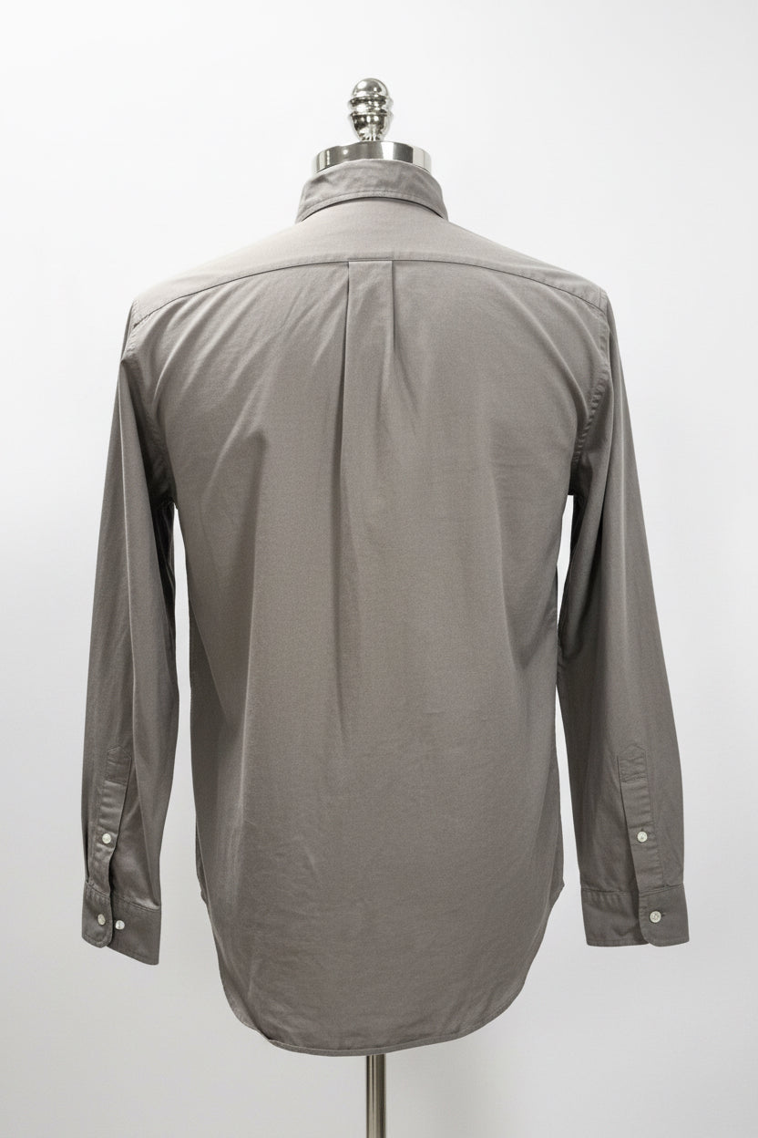 Camisa de botones Polo Ralph Lauren 🏇🏼 Oxford en color gris Talla L Entalle Slim Fit (ver descripción)