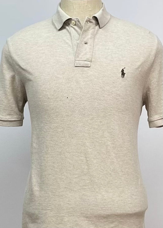 Camiseta Polo Ralph Lauren 🏇🏼 color crema Talla M Entalle Clásico