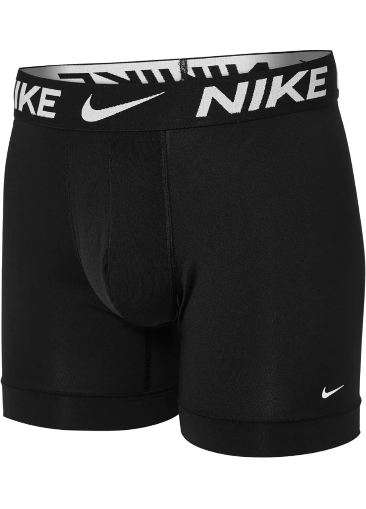 Paquete de 3 Calzoncillos tipo Boxer Nike Essential Micro - Tela dry-fit en color negro Talla S