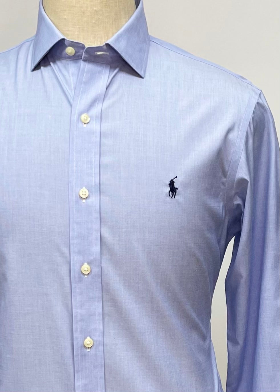 Camisa de botones Polo Ralph Lauren 🏇🏼 en color Celeste Talla L Entalle Slim Fit