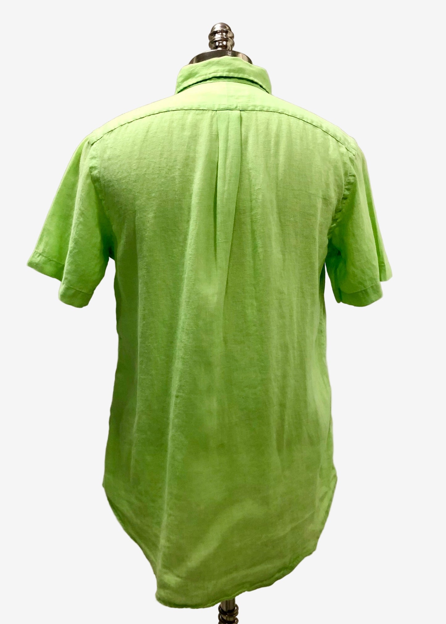 Camisa de botones Polo Ralph Lauren 🏇🏼 de Lino en color verde intenso Talla M Entalle Regular