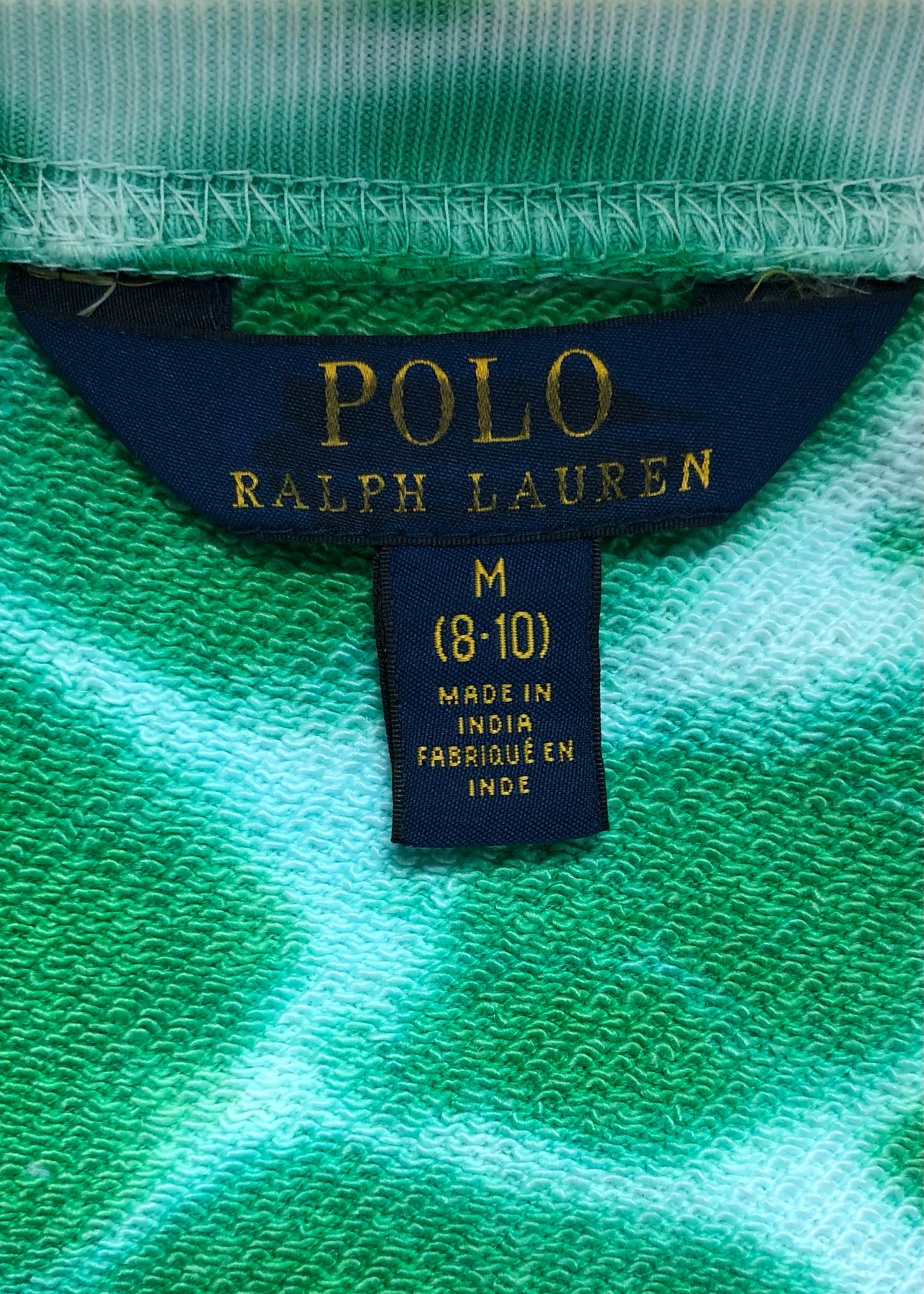 Sueter Jersey de niña Polo Ralph Lauren 🏇🏼 En color blanco con diseño tie dye Talla M (8-10)