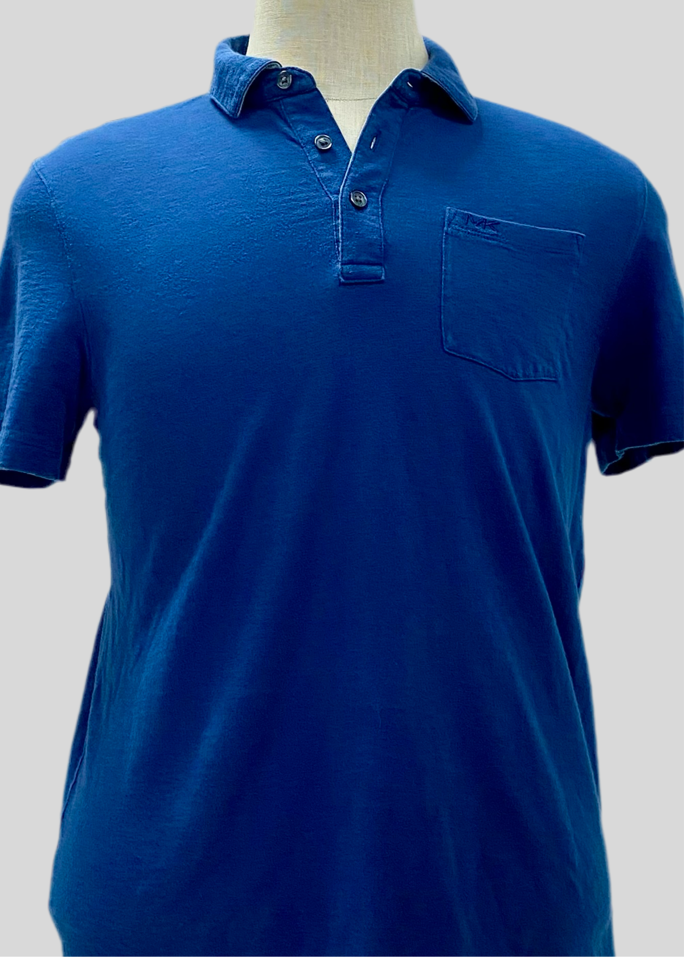 Camiseta Polo Michael Kors color azul oscuro Talla M Entalle Regular