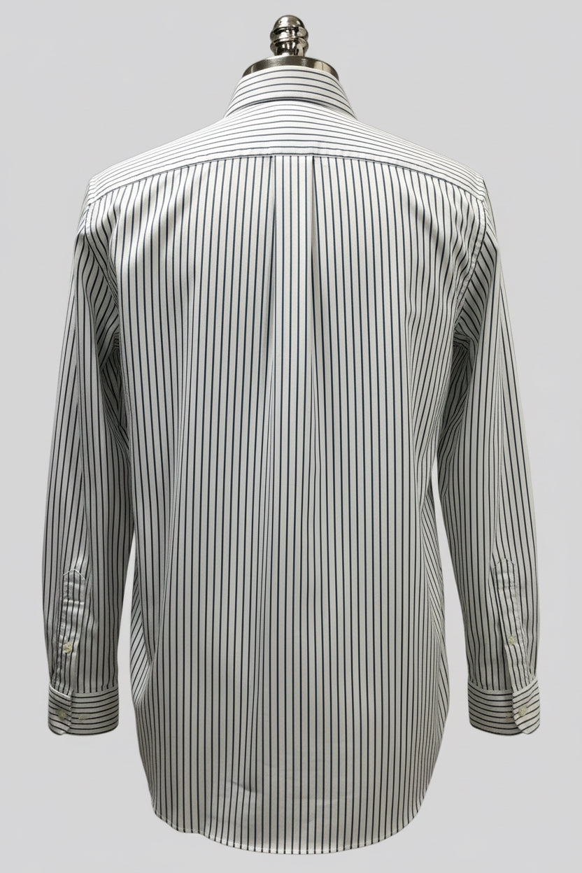 Camisa de botones Polo Ralph Lauren 🏇🏼 color blanco de rayas en negro Talla M Entalle Regular