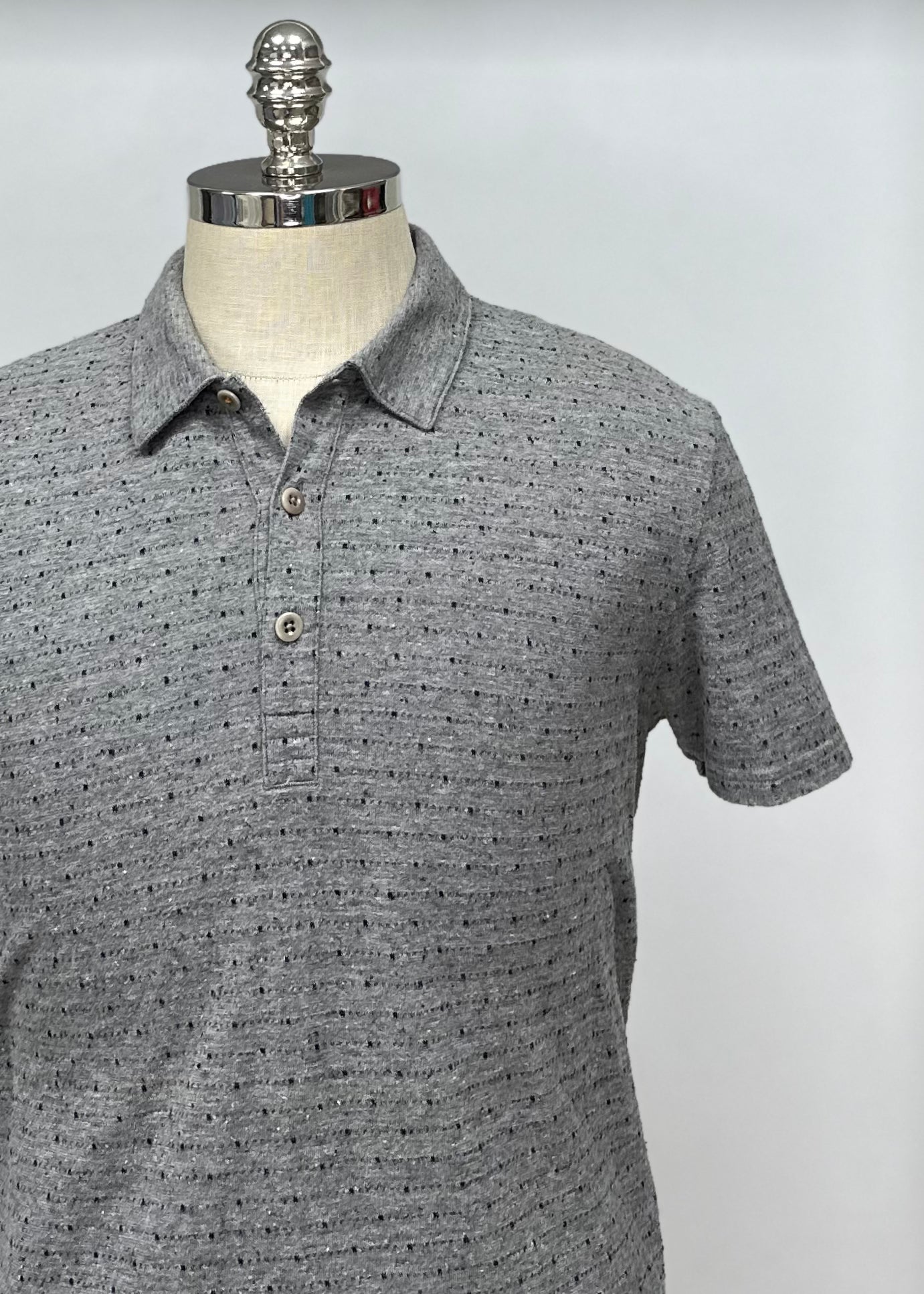 Camiseta Polo Hugo Boss color gris claro Talla L Entalle Regular