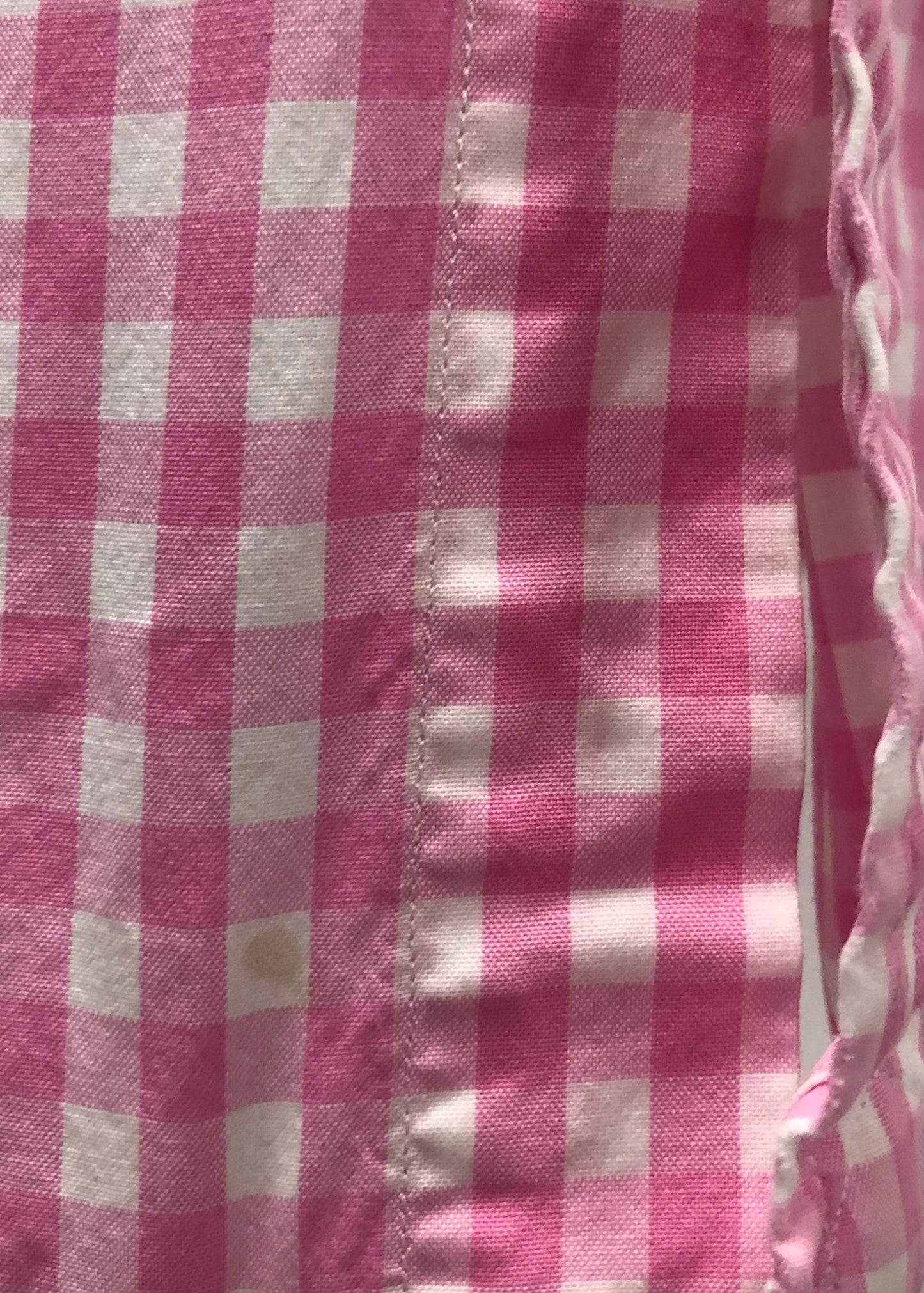 Camisa Polo Ralph Lauren 🏇🏼 con patrón de cuadros gingham rosado y blanco Talla M Entalle Clásico (ver descripción)