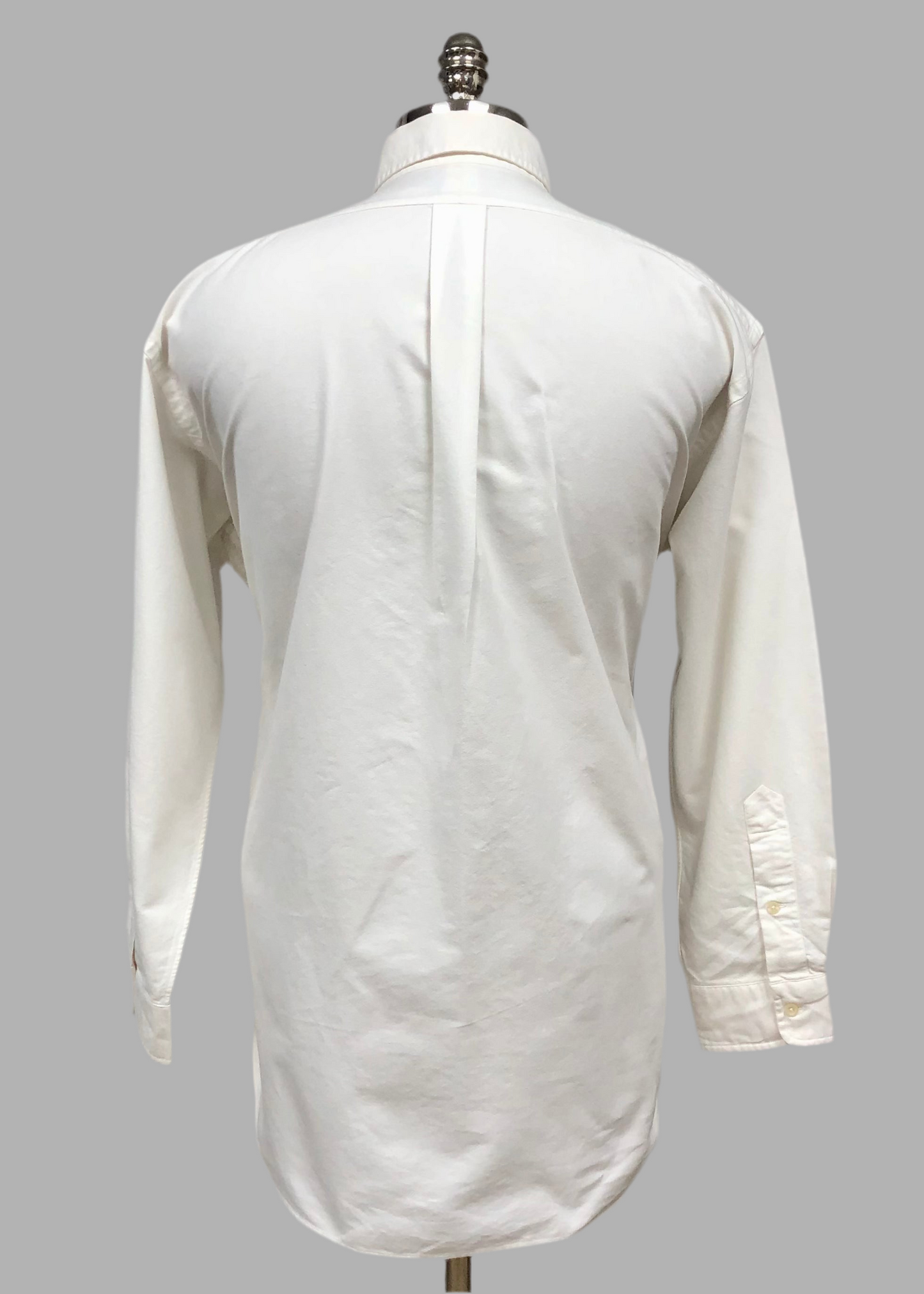 Camisa de botones Polo Ralph Lauren 🏇🏼 Oxford en color blanco Talla XL Entalle Slim Fit