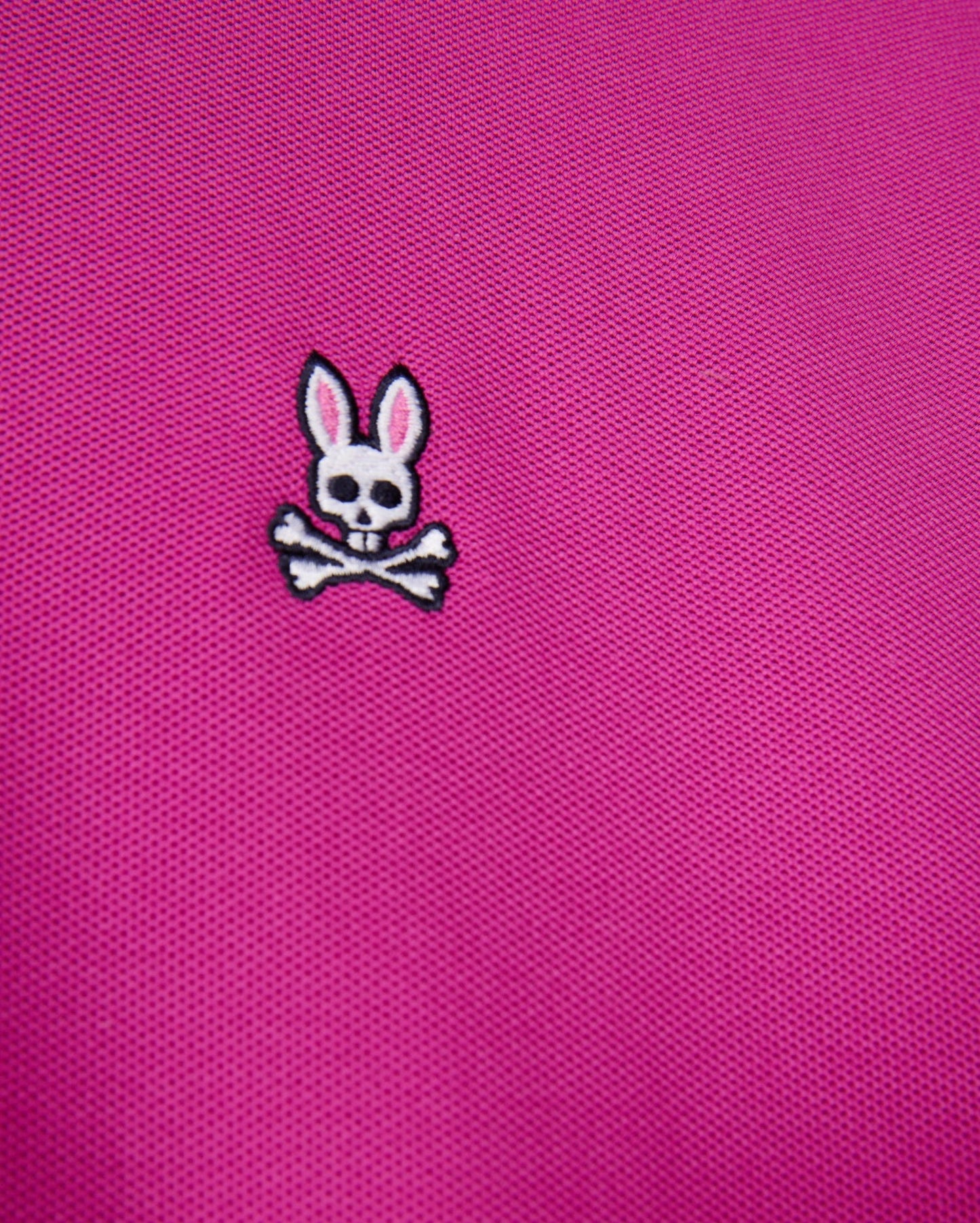 Camiseta Polo Psycho Bunny 🐰  color rosado intenso clásico Talla XL Entalle Regular