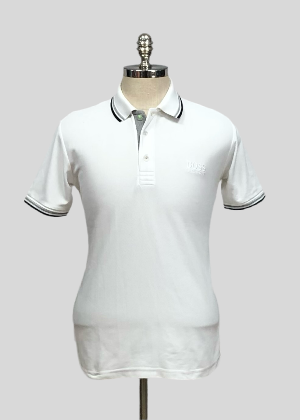 Camiseta Polo Hugo Boss color blanco Talla M Entalle Regular