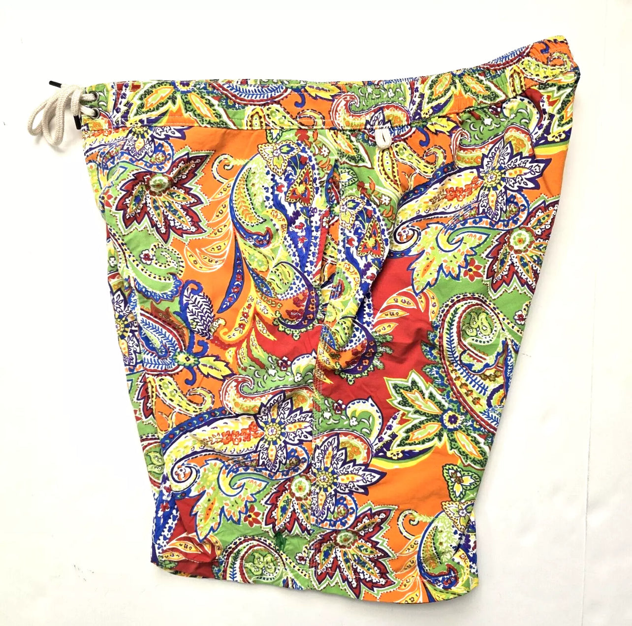 Short de baño Polo Ralph Lauren 🏇🏼 multicolor con diseño paisley talla L