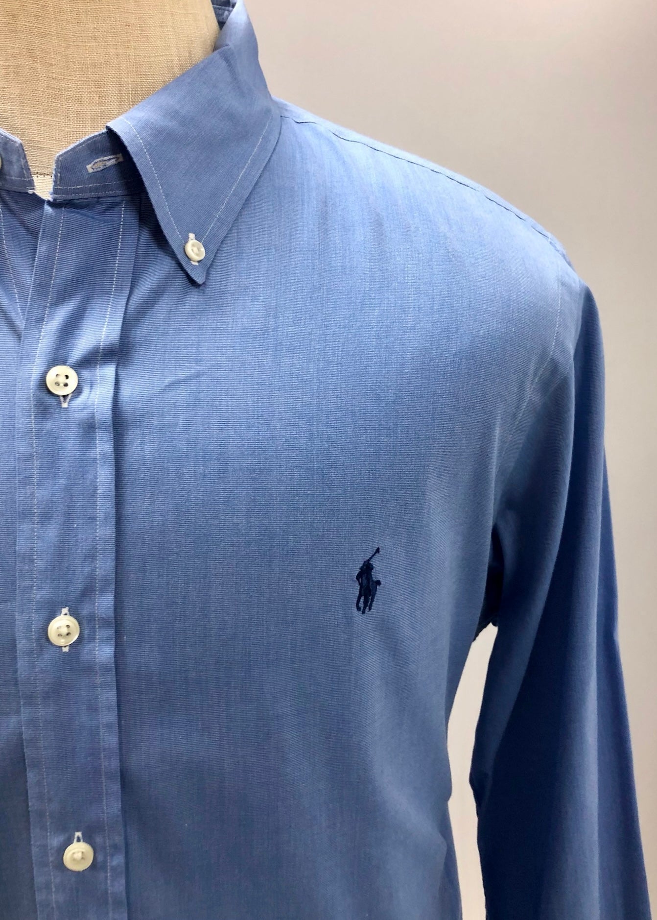 Camisa de botones Polo Ralph Lauren 🏇🏼 en color azul Talla L Entalle Regular (ver descripción)