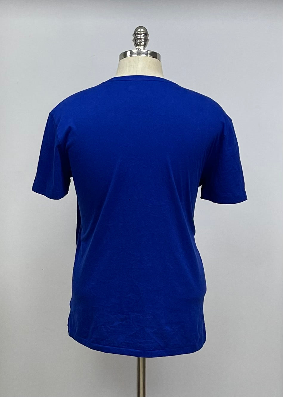 Camiseta cuello Redondo Polo Ralph Lauren 🏇🏼 color azul intenso manga corta Talla Large Entalle Regular