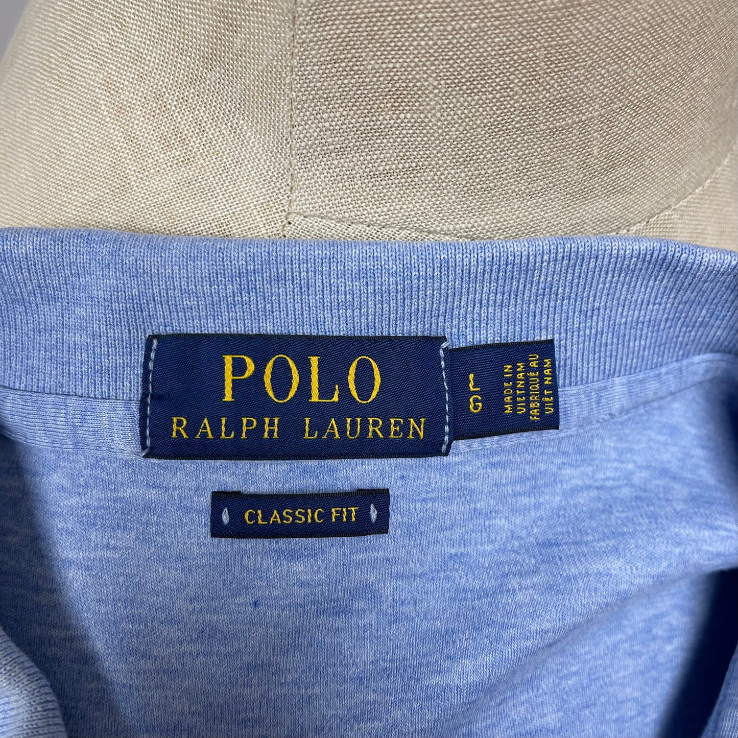 Camiseta Polo Ralph Lauren 🏇🏼 Pima color Celeste Talla L Entalle Clásico