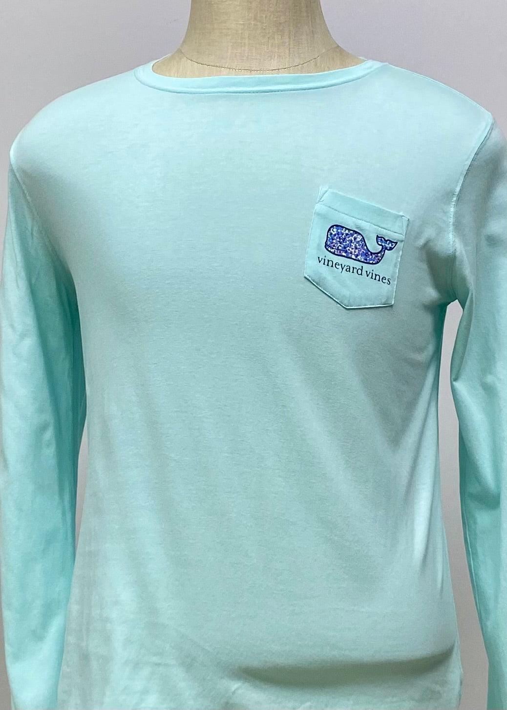 Camiseta de mujer Vineyard Vines 🐳 color turquesa claro con Diseño de ballena Talla M